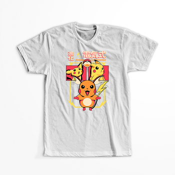 Koszulka Biała - Pokemon - WYBIERZ KOLOR KOSZULKI I FASON