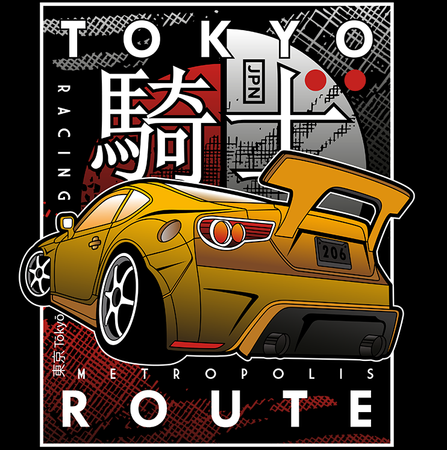 Koszulka Samochód  WYBIERZ KOLOR KOSZULKI I FASON