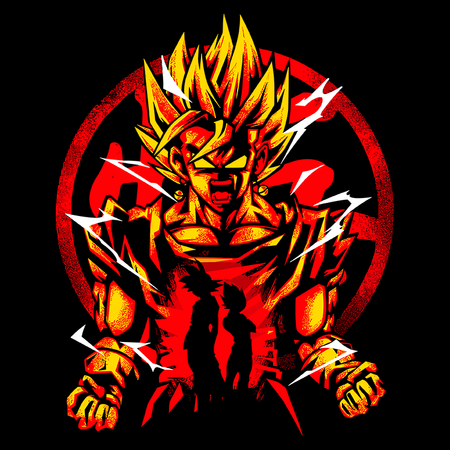 Koszulka Czarna Dragon Ball - WYBIERZ KOLOR KOSZULKI I FASON