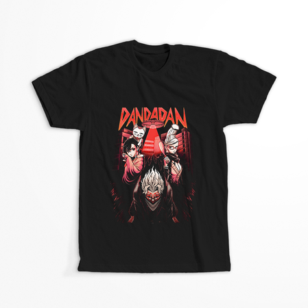 Koszulka Czarna Dandadan - WYBIERZ FASON KOSZULKI