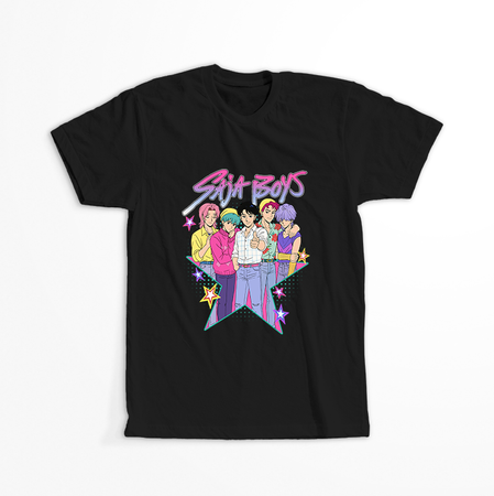 Koszulka Czarna KPop Demon Hunters WYBIERZ KOLOR KOSZULKI I FASON