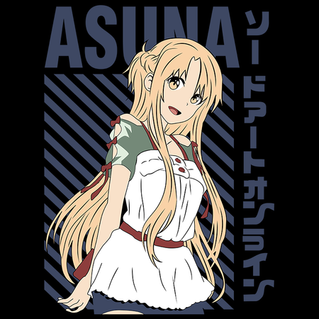 Koszulka Czarna Sword Art Online - WYBIERZ KOLOR KOSZULKI I FASON