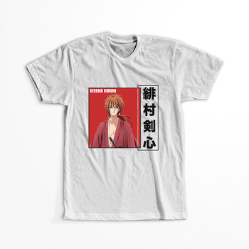 Koszulka Biała Rurouni Kenshin WYBIERZ KOLOR KOSZULKI I FASON
