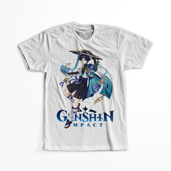 Koszulka Biała Genshin Impact - Wanderer  Scaramouche - WYBIERZ KOLOR