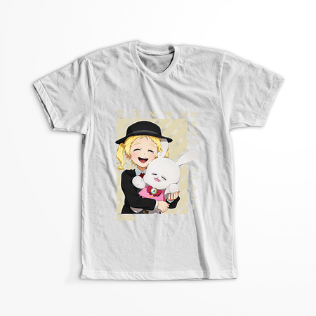 Koszulka Biała - The Promised Neverland - WYBIERZ KOLOR KOSZULKI I FASON