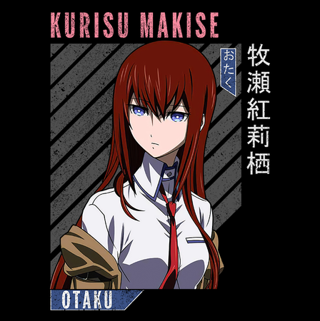 Koszulka Biała - Steins;Gate - WYBIERZ KOLOR KOSZULKI I FASON