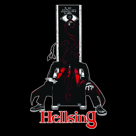 Koszulka Biała -  Hellsing - WYBIERZ KOLOR KOSZULKI I FASON