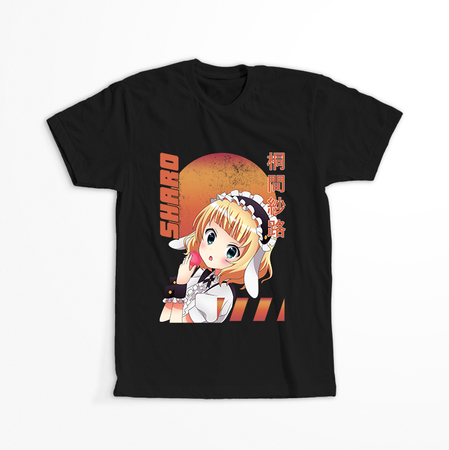 Koszulka Czarna - Is the Order a Rabbit? - WYBIERZ KOLOR KOSZULKI I FASON