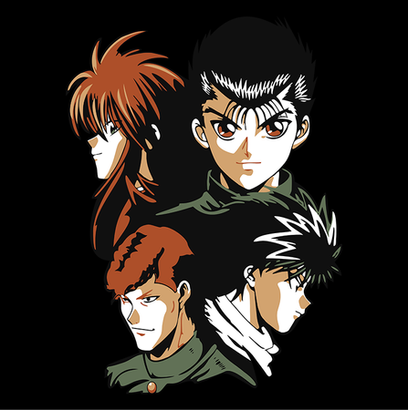 Koszulka Czarna Yu Yu Hakusho WYBIERZ KOLOR KOSZULKI I FASON