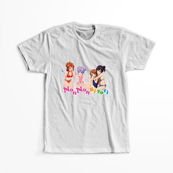 Koszulka Biała Non Non Biyori WYBIERZ KOLOR KOSZULKI I FASON