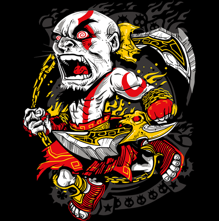 Koszulka God of war KOLOR KOSZULKI I FASON