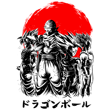 Koszulka Biała Dragon Ball - WYBIERZ KOLOR KOSZULKI I FASON