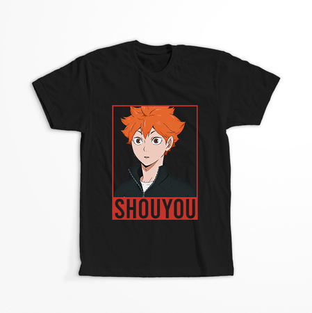 Koszulka Czarna - Haikyuu!!  - WYBIERZ KOLOR KOSZULKI I FASON