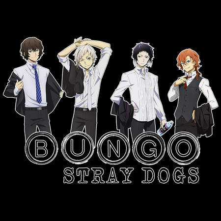 Koszulka Biała - Bungou Stray Dogs - WYBIERZ KOLOR KOSZULKI I FASON
