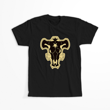 Koszulka Czarna - Black Clover - WYBIERZ KOLOR KOSZULKI I FASON