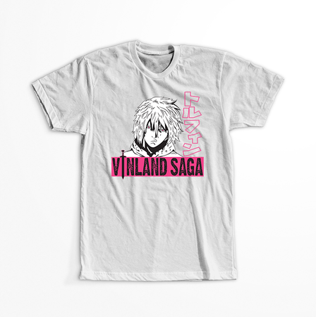 Koszulka Biała - Vinland saga - WYBIERZ KOLOR KOSZULKI I FASON