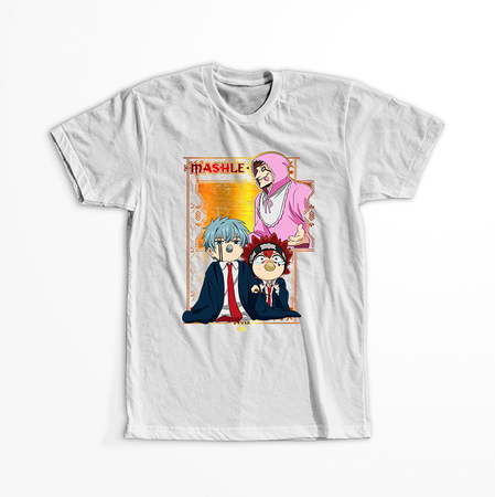 Koszulka Biała -  MASHLE - WYBIERZ KOLOR KOSZULKI I FASON