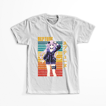Koszulka Biała Hyperdimension Neptunia - WYBIERZ FASON KOSZULKI