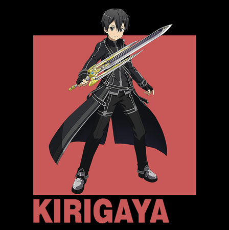 Koszulka Czarna Sword Art Online WYBIERZ KOLOR KOSZULKI I FASON