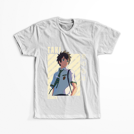 Koszulka Biała Kimi no na wa WYBIERZ KOLOR KOSZULKI I FASON