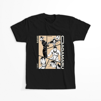 Koszulka Czarna - Blue Lock - WYBIERZ KOLOR KOSZULKI I FASON