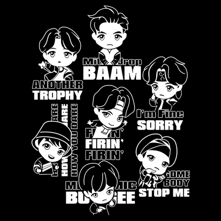 Torba z uszami z BTS