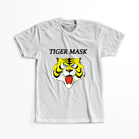 Koszulka Biała Tygrysia Maska WYBIERZ KOLOR KOSZULKI I FASON