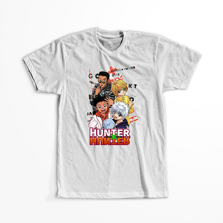 Koszulka Biała Hunter x Hunter - WYBIERZ KOLOR KOSZULKI I FASON