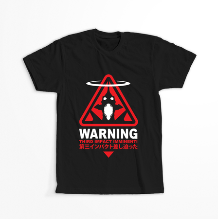 Koszulka Czarna Neon Genesis Evangelion - WYBIERZ KOLOR KOSZULKI I FASON