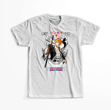 Koszulka Biała Bleach - WYBIERZ KOLOR KOSZULKI I FASON