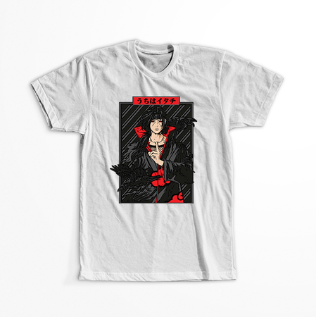 Koszulka Biała Naruto / Boruto - WYBIERZ KOLOR KOSZULKI I FASON