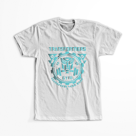 Koszulka Biała Transformers WYBIERZ KOLOR KOSZULKI I FASON