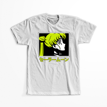 Koszulka Biała - Czarodziejka z księżyca / Sailor Moon - WYBIERZ KOLOR KOSZULKI I FASON