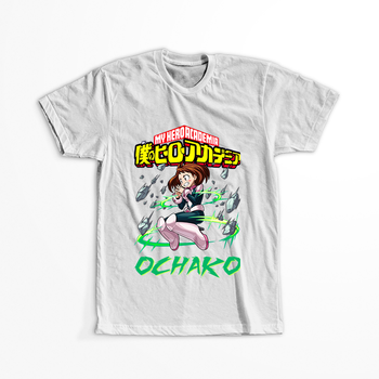 Koszulka Biała My Hero Academia / Akademia bohaterów - WYBIERZ KOLOR KOSZULKI I FASON