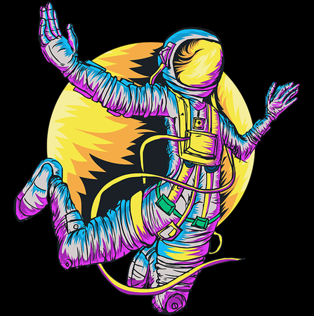 Koszulka Kosmonauta KOLOR KOSZULKI I FASON