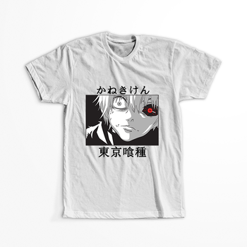 Koszulka Biała Tokyo Ghoul - WYBIERZ KOLOR KOSZULKI I FASON