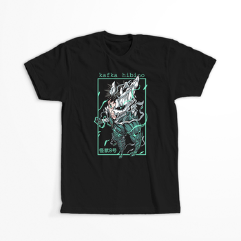 Koszulka Czarna - Kaiju No.8 - WYBIERZ KOLOR KOSZULKI I FASON