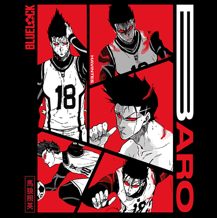 Koszulka Biała - Blue Lock - WYBIERZ KOLOR KOSZULKI I FASON