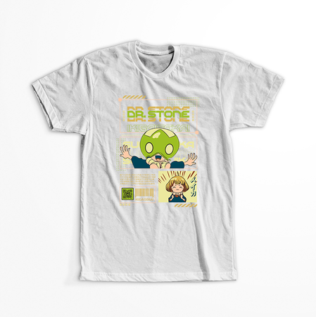 Koszulka Biała Dr. Stone - WYBIERZ KOLOR KOSZULKI I FASON