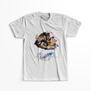 Koszulka Biała - Honkai Star Rail - Jiaoqiu WYBIERZ KOLOR KOSZULKI I FASON