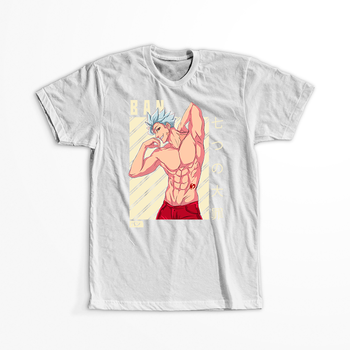 Koszulka Biała Seven Deadly Sins - WYBIERZ KOLOR KOSZULKI I FASON