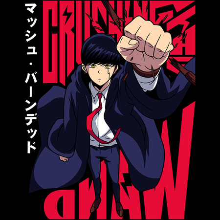 Koszulka Czarna - MASHLE - WYBIERZ KOLOR KOSZULKI I FASON