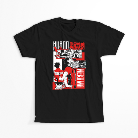 Koszulka Czarna - Haikyuu!! - WYBIERZ KOLOR KOSZULKI I FASON