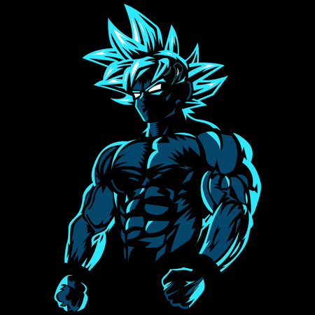 Koszulka Czarna Dragon Ball - WYBIERZ KOLOR KOSZULKI I FASON