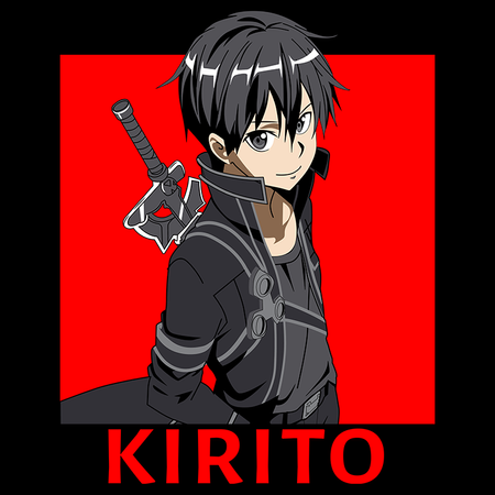 Koszulka Czarna Sword Art Online - WYBIERZ KOLOR KOSZULKI I FASON