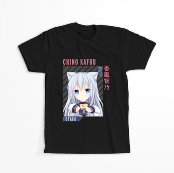 Koszulka Czarna - Is the Order a Rabbit? - WYBIERZ KOLOR KOSZULKI I FASON