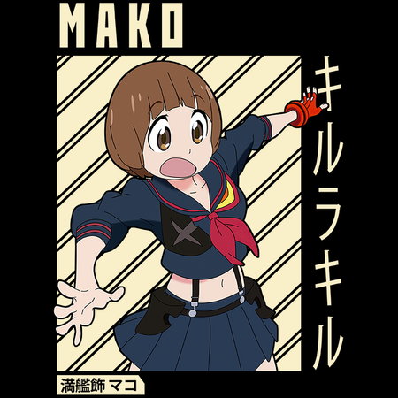 Koszulka Czarna - Kill La Kill - WYBIERZ KOLOR KOSZULKI I FASON