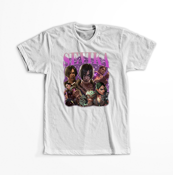 Koszulka Biała - League of Legends & Arcane - WYBIERZ KOLOR KOSZULKI I FASON