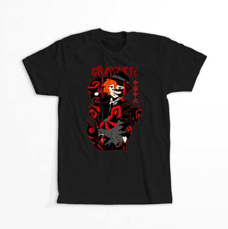 Koszulka Czarna - Bungou Stray Dogs - WYBIERZ KOLOR KOSZULKI I FASON