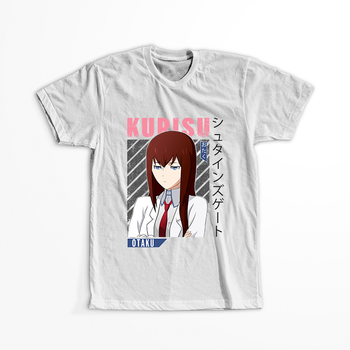 Koszulka Biała - Steins;Gate - WYBIERZ KOLOR KOSZULKI I FASON